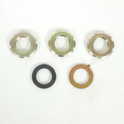 Kit écrous cannelés M25 de direction pour scooter Peugeot 50 Django 804474 Neuf