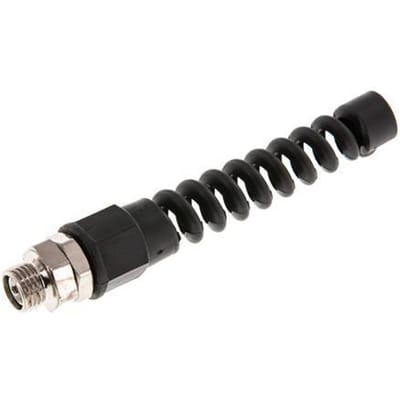 9.5x6.3 & G1/4'' Vernikkeld Messing Rechte Opsteekkoppeling Buitendraad Buigbescherming