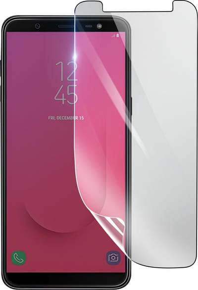 3mk, Geschikt voor Samsung Galaxy J8 2018, Schokbestendige Hydrogel Screenprotector, Transparant