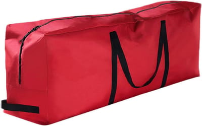 Kerstboom Opbergtas - Outdoor Tas - Bescherming en Opslag - Waterdicht Oxford Doek - 165x38x76 cm - Rood