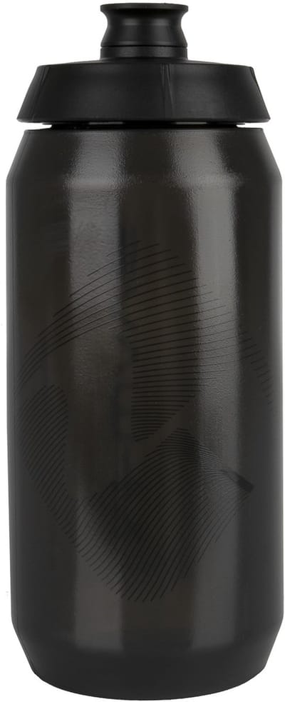 M-Wave Bidon - 550ml - zwart/transparant met indicator
