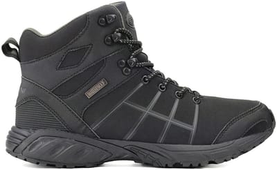 Exani CAPITAN HI - Heren schoenen- Zwarte, Hoge Sneakers met Stevige Grip & Comfort