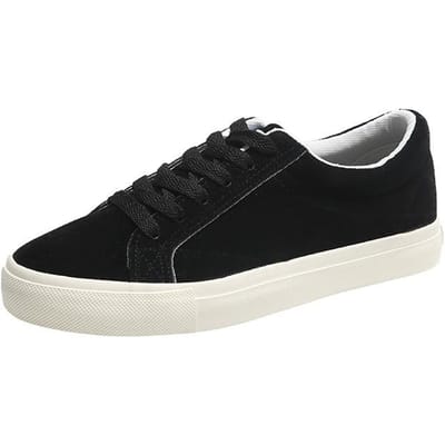 Retro Niche Koppel Schoenen Dames Lente Koreaanse Versie Nieuwe Groene Canvas Schoenen Alles-match Sport Casual Skateboard Schoenen 44 zwart