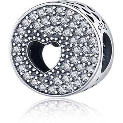 100% 925 Sterling Zilver Demonenoog Dangle Kralen Passend op Originele Mode Charms Armbanden DIY Dames Sieraden gray