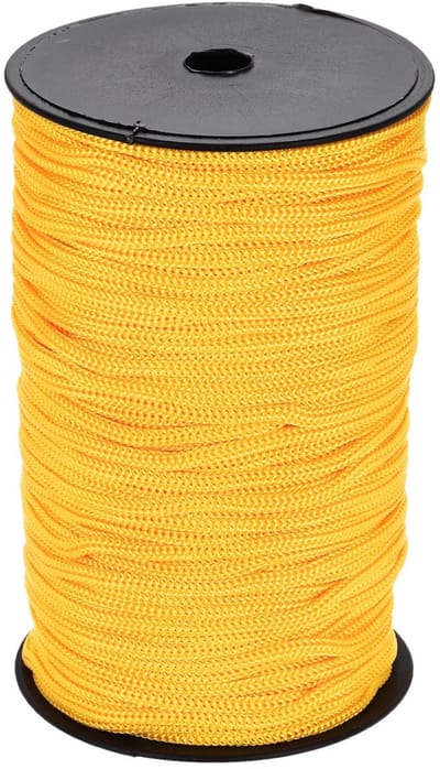 NTHProducts - Polypropylene Touw - Sterk en Duurzaam - Lichtgeel - Geschikt voor Outdoor Activiteiten - 100 m Nylon Rope - Ideaal voor Klussen en Kamperen