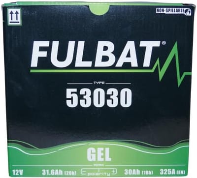 Gel Motoraccu 12V 31.6Ah 300A Onderhoudsvrij - Geschikt voor Motorfietsen