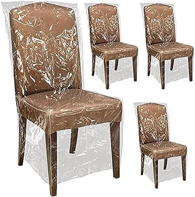 Duurzame en Waterdichte Stoelhoezen voor Eetstoelen, 4 Stuks, Bescherming tegen Vuil en Stof