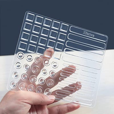 Kastdeurbumpers - Transparante rubberen bumperpads voor meubels - 61 stuks zelfklevende stoppers