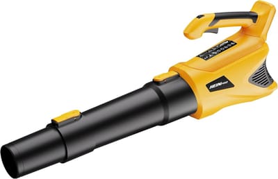 Draadloze Bladblazer - Elektrische Bladblazer - Gazononderhoud Tuin - 500 CMF Krachtig - 20V Max Compatibel - Geel Zwart