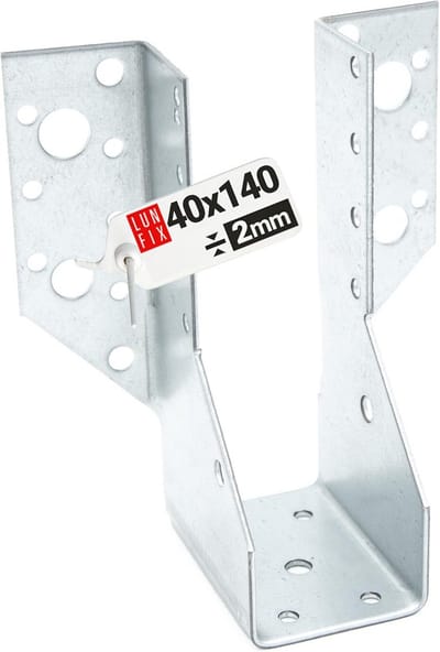Sterke Balkenschoen Type A 40x140 mm voor Houtbouw Montage