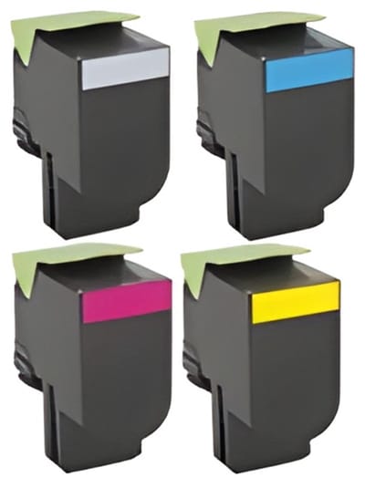 Toner geschikt voor Lexmark 71B2 | 1x Multipack geschikt voor Lexmark CS317dn - CX517de - CX517de - CX317dn - CX417de - CX317de - CS517dn - CS517de - CS417dn
