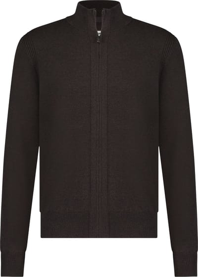 State of Art Vest Cardigan Plain Knit 16122006 8900 Mannen Maat - M