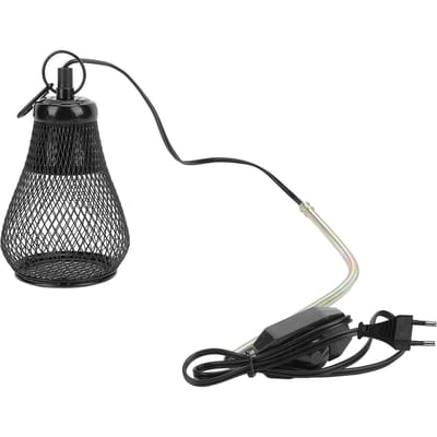 Protection de Lampe Chauffante pour Reptile Fer Anti-Brûlure Abats-Jour pour Reptile Lézard Serpent