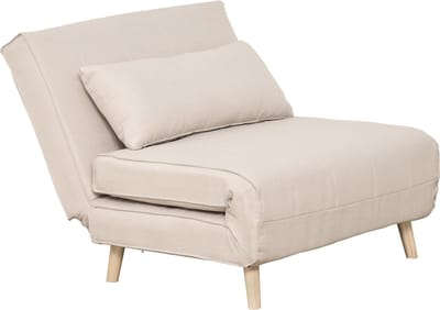 HOMCOM eenpersoonsbedbank - slaapbank - 95x190x27,5 cm - grijs