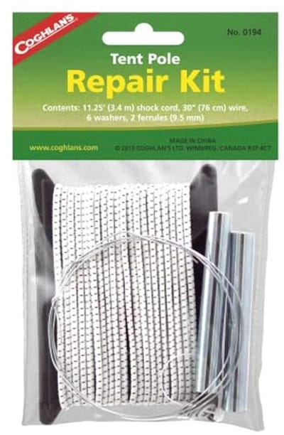 Reparatieset voor tentstokken - Herstel gebroken of beschadigde tentpalen