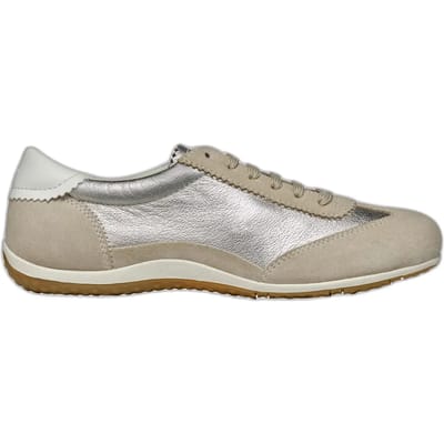 GEOX VEGA DAMES Sneakers - LICHT TAUPE/LICHT GOUD - Maat 39