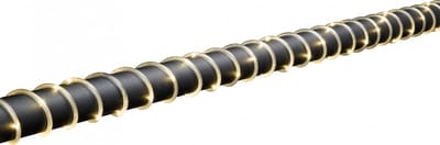 Konstsmide 3773 - Feestverlichting - mini ropelight transparant 65 lamps LED met timer - 500 cm - op batterij - voor buiten - warmwit