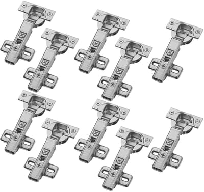 Set van 10 BLUM hoekscharnier 71B3580 110° met automatische sluiting incl. montageplaat 173L6100