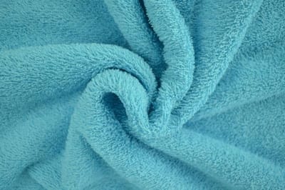 Badstof - Aqua blauw - 10 meter