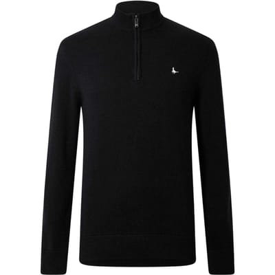 Jack Wills Heren Trui met trechterhals (Zwart)