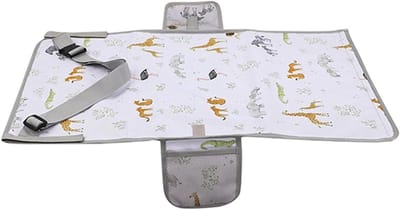 Vliegtuigbed Kinderen - Stoelverlenger - Comfortabel Reizen - 2-in-1 Functie - Opvouwbaar - Grijs