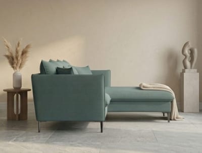 Hoekbank met Slaapfunctie 258x167 cm - 258x167 cm - Goud - Medahomestore