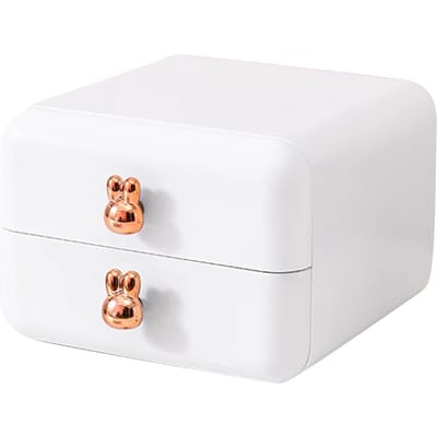 Boîte de Rangement de Bureau à Tiroirs pour Bijoux, Accessoires pour Cheveux, Divers, Organisateur de Bureau pour Chambre à Coucher