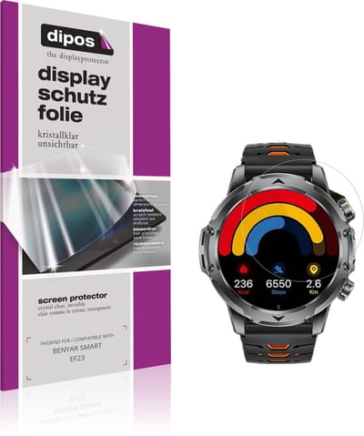 dipos – 6x Beschermfolie geschikt voor BENYAR SMART EF23 | Krasbestendige & heldere Screenprotector Ultra-Thin