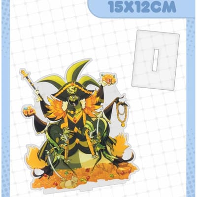 Anime Acryl Standee voor Helluva Boss Octavia Millie Moxxie Asmodeus Vassago Zelfgemaakte Acryl Staande Platen Decoratie Cadeaus