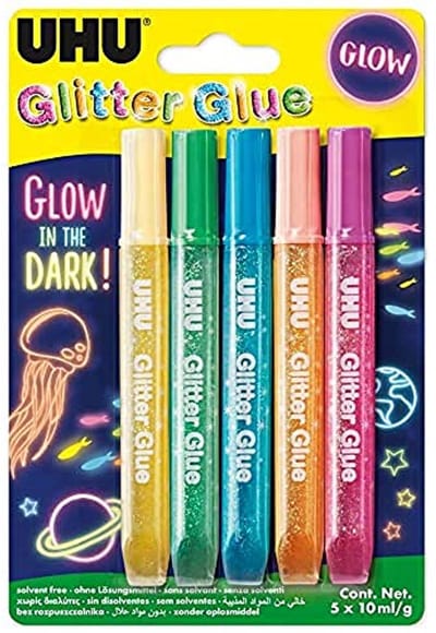 Glitterlijm met Glow in the Dark-effect - Creatief Knutselen en Decoreren