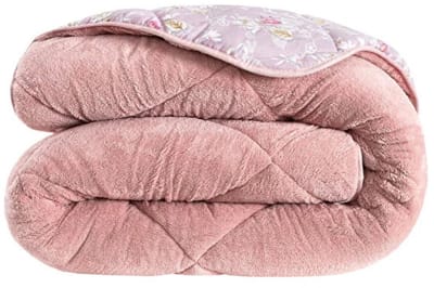Dekbed zonder overtrek, 4 Seizoenen Dekbed, Teddy, Wasbaar Dekbed, Inclusief Kussensloop, Roze, 140x200 cm, Eenpersoons, Bedrukt dekbed, Teddy Dekbedovertrek, 2 in 1 Dekbed, Hoesloos Dekbed, Ultra Soft Dekbed, Hypoallergeen, De Linde Home