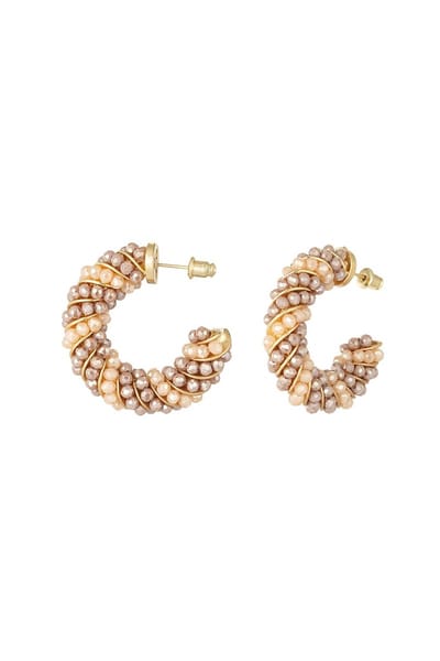 Dames oorbellen - Twisted grace oorbellen - Groen - Leuk voor de feestdagen! - Perfect cadeau!