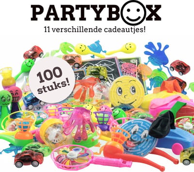 Uitdeelcadeautjes 100 STUKS - Traktatie - Klein speelgoed - Grabbelton - Pinata vulling - Uitdeelbox - Kinderfeestje