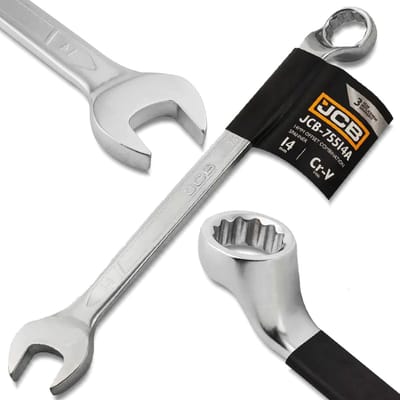 JCB - Serie - Ringsleutel - 75° Gebogen - 14mm - 12-Punt