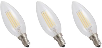 Spectrum LED Lamp E14 4W 230V - 460 Lumen - 4000K Neutraal wit - Natuurlijk licht - Energiezuinig - 3 stuks