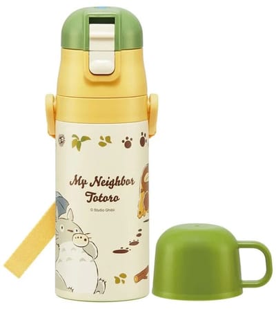 My Neighbor Totoro Water Bottle double opening Totoro & Catbus 420 ml