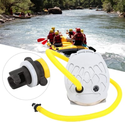 Draagbare Voetpomp voor Boot en Opblaasbare Voorwerpen, Compact en Lichtgewicht, Ideaal voor Vissen en Kayakken