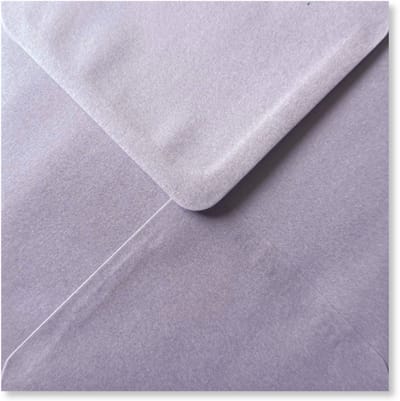 Cards & Crafts 50 Luxe metallic vierkante enveloppen - 14x14 - oud roze - 110grams - 140x140mm