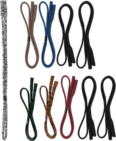 Somstyle 10-in-1 Brillenkoord Set - Zonnebril Koord - Brillenriem Dames & Heren - Verstelbare Brillenhouders - Multicolor