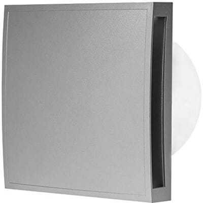 Badkamerventilator Ø 150 mm met timer - Stille wand- en plafondventilator voor badkamer en keuken