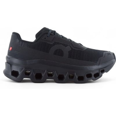 ON Running Cloudmonster Void - Dames Hardloopschoenen Cloud Schoenen Black-Black 3WF10491043 , Maat: EU 37 US 6