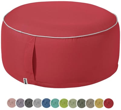 Dailygoods- Poef weerbestendig - Zitkussen - Vloerkussen - Opblaasbaar - Tuin - 25 x 55 cm - Duurzaam materiaal