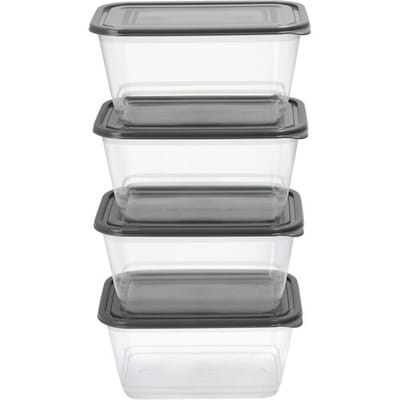 SILVERCREST Vershoudbakjes (4 x 2,5 liter)