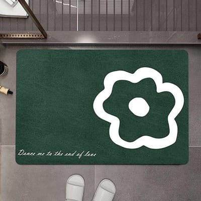 Diatomeeënaarde Mat Gevoerd Badkamer Badkamerdeur Absorberende Antislipmat Huishoudelijke Entree Mat Toilet Voetmat 40*60CM