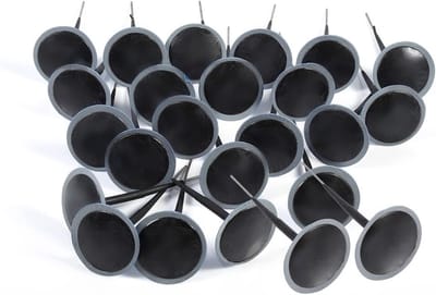 Reparatiepakket voor autobanden met universele patches en plugs - 24 stuks