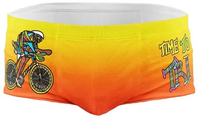 Otso Time To Tri Bike Zwemboxer Geel S Man