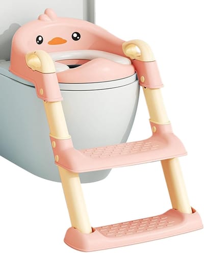 Potty Babytoiletbril - Zindelijkheidstrainer Stoel - Kinderen Zindelijk Maken - Antislip Ontwerp - 60 x 415 x 38 cm - Roze