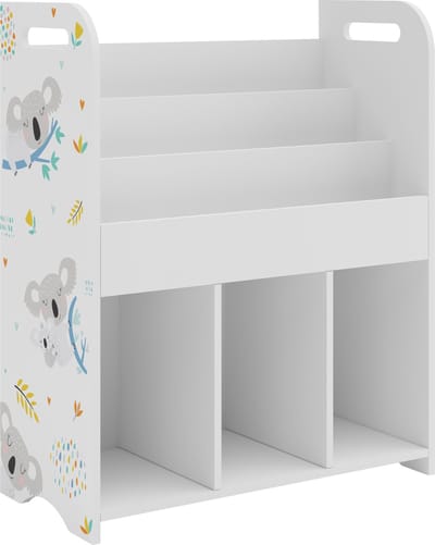 Kinderkast Røyrvik open kast 75x62x29 cm koala motief [en.casa]