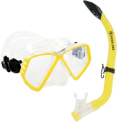 Snorkelset Junior: Duikmasker en Snorkel voor Kinderen - Geel