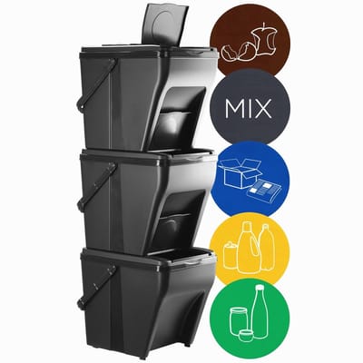 Modulaire Afvalscheidingssystemen voor Keuken en Badkamer – Duurzame Vuilnisemmers voor Recycling